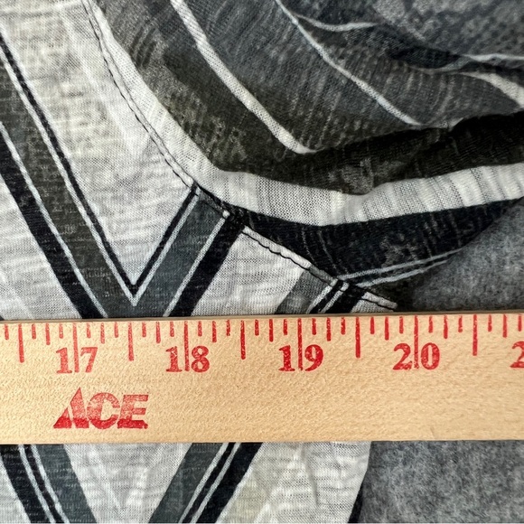 DAVID CLINE Crushed Roll Tab Sleeve Shirt Snap Front "Stone" Greys Size Medium - Picture 6 of 9